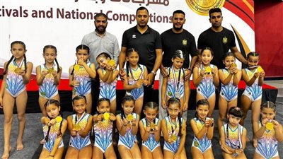 صيد أكتوبر يحصد 18 ميدالية متنوعة فى بطولة الجمهورية للجمباز الفنى