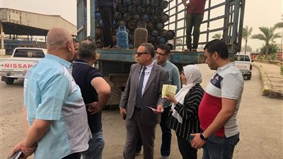 حملات تفتيشية مكثفة بالدقهلية على مصانع تعبئة الغاز