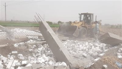 رفع 193 حالة إشغال وتعدٍ على أرضي زراعية بدمنهور