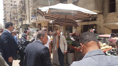 محافظ الدقهلية يوجه برفع الإشغالات بميدان الشيخ حسانين