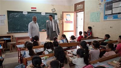 وكيل تعليم الغربيةيتابع مدارس شرق وغرب طنطا
