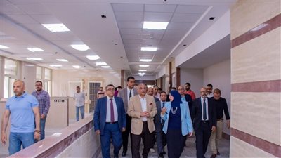رئيس جامعة طنطا يتفقد سير الأعمال الإنشائية في مستشفى الطوارئ الجديد