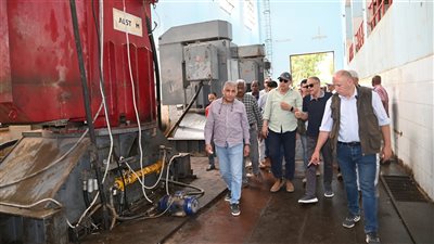 وزير الري يتفقد منطقة وادي النقرة في أسوان