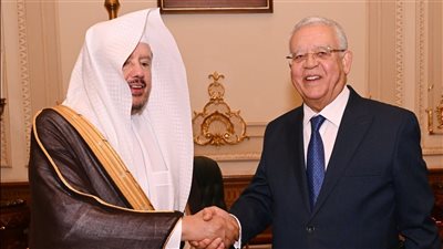 جبالي يستقبل رئيس مجلس الشورى السعودي.. صور