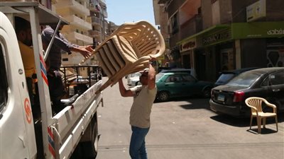 إزالة 454 إشغال طريق في حملة مكثفة لرفع الإشغالات بالبحيرة