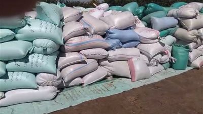 تموين المنوفية: ضبط 30 طن أسمدة مجهولة المصدر