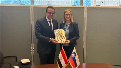 عبدالغفار يلتقى وزيرة صحة سلوفينيا لبحث التعاون في العديد من المجالات الطبية  