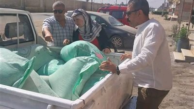 ضبط نص طن دقيق بلدي مدعم محظور تداوله بالأسواق بقويسنا