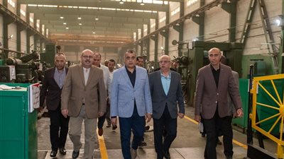 وزير الإنتاج الحربي يتابع مراحل التصنيع بشركة حلوان للصناعات الهندسية (مصنع 99 الحربي) 