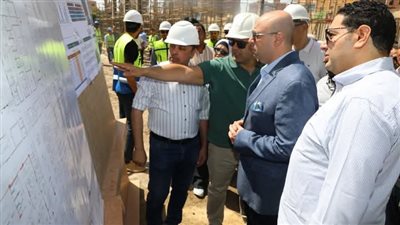 محافظ بني سويف يتفقد سير العمل بمشروع مستشفى ناصر العام