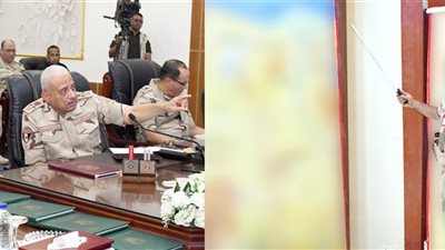 وزير الدفاع يشهد تنفيذ المرحلة الرئيسية لمشروع مراكز القيادة التعبوي للمنطقة الغربية العسكرية