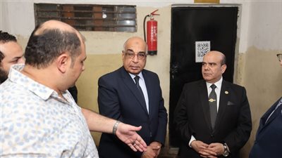 وزير العدل يتفقد أعمال تطوير محكمة جنوب الجيزة الابتدائية