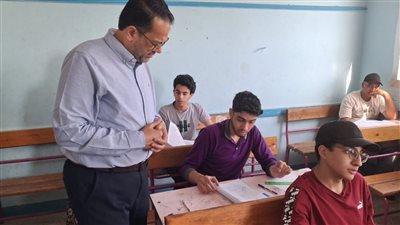 وكيل تعليم الغربية يتابع امتحانات النقل في يومها الأول