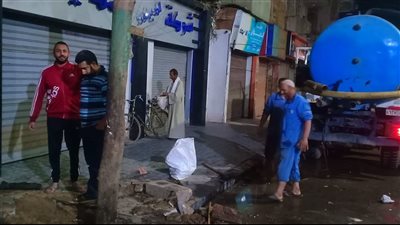 محافظ بني سويف يوجه بإصلاح بخط مياه الشرب بأرض المحلج