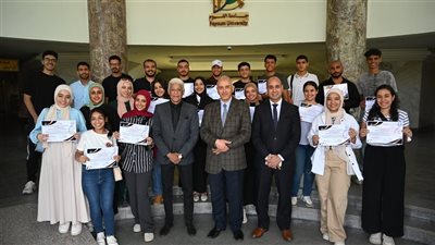 جامعة الفيوم تكرم أعضاء منتخب الكورال 