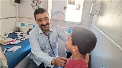 تنظيم قافلة سكانية شاملة بقرية الحجناية بدمنهور