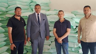 ضبط طن أسمدة زراعية مجهولة المصدر وبدون فواتير بالبحيرة
