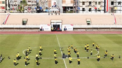 وزير الشباب ومحافظ الدقهلية يفتتحان المرحلة الأولى لتطوير الملعب الرئيسي لكرة القدم 