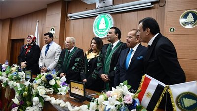 وزير الشباب يزور جامعة المنصورة للمشاركة في مناقشة رسالة دكتوراه بكلية التجارة