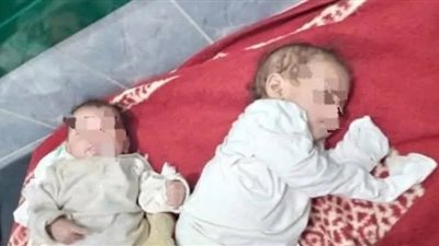 العثور على رضيعين خلف سوق الخضار بحوش عيسى في البحيرة