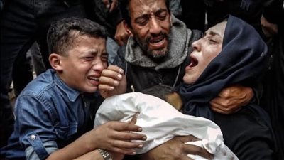 طبيبة أطفال فلسطينية تتلقى جثامين أطفالها السبعة أشلاء متفحمين جراء القصف الإسرائيلي