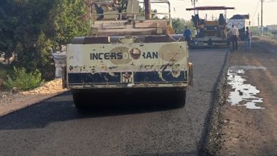 محافظ الغربية يتابع أعمال الرصف بكورنيش المحلة الجديد