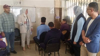 وكيل صحة الإسكندرية تتفقد امتحانات طلاب التمريض 