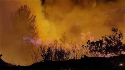 حرائق واسعة تلتهم الغابات والمزارع في الجبل الأخضر بليبيا