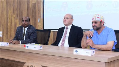 جامعة سوهاج تفتتح فعاليات المؤتمر الأول لأمراض الأوعية الدموية المخية