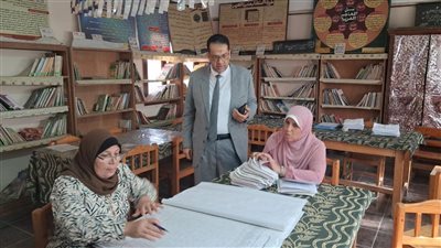 وكيل تعليم الغربية يتابع امتحانات النقل بمدارس شرق طنطا