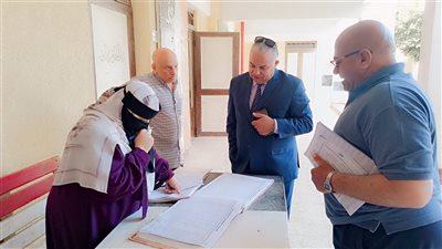 مدير تعليم الفيوم يتابع لجان امتحانات يوسف الصديق