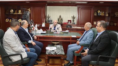 محافظ بني سويف يبحث مع 