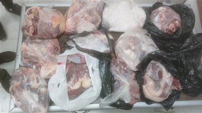 ضبط 61 كيلو لحوم غير صالحة للاستهلاك بالفيوم 