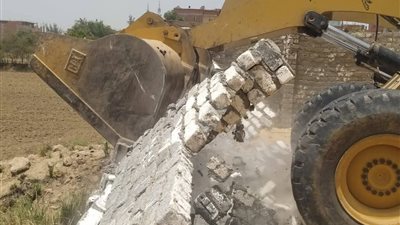 إزالة لـ 17 حالة تعدٍّ بمركز ومدينة القصاصين الجديدة بالإسماعيلية
