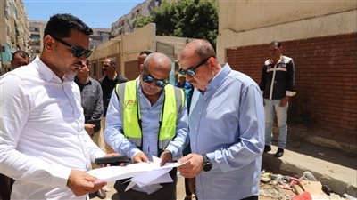 رئيس شركة الصرف الصحي يتفقد محطة رفع “طلعت مصطفى” بالعجمي