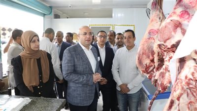محافظ بني سويف يفتتح ثاني معرض للحوم والسلع الغذائية