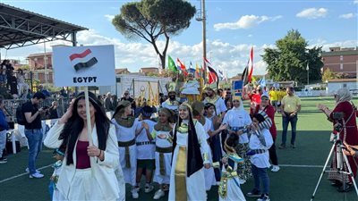 الجالية المصرية بروما تفوز بجائزة أفضل عرض فلكلوري في افتتاح “موندياليدو 2025”