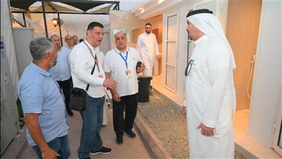 رئيس بعثة حج الجمعيات الأهلية يتفقد المخيمات في عرفات ومنى