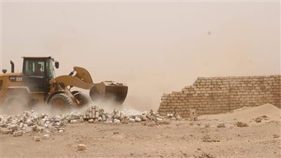 تنفيذ 35 قرار إزالة للتعديات على الأراضي الزراعية و أملاك الدولة بالجيزة
