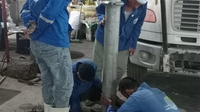 مياه الفيوم تطلق حملة موسعة لتطهير شبكات الصرف الصحي بانحاء المحافظة