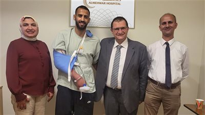 محمد حمدي لاعب زد يخضع لجراحة ناجحة في الكوع
