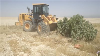 إزالة التعديات عن 80 فدانا بالأقصر الجديدة و15 مخالفة بناء بالساحل الشمالي 