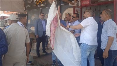 ضبط 127 كيلو لحوم غير صالحة للاستهلاك بالفيوم 