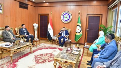 الدقهلية تبحث سبل التعاون مع مركز معلومات مجلس الوزراء  