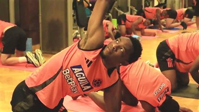 صور.. منتخب كولومبيا يستعد بقوة لانطلاق بطولة خوفو الدولية