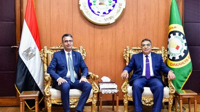 محافظ الدقهلية يستقبل وزير التموين لمتابعة سير العمل في المنشآت
