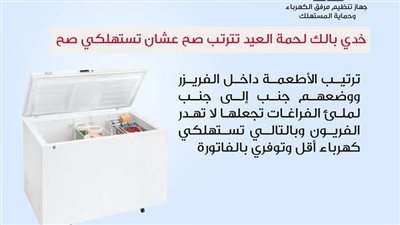 الكهرباء تقدم نصائح هامة لتوفير الاستهلاك خلال تجهيز لحمة العيد