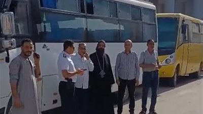 مطرانية ملوي تدعم منظومة النقل بــ  10 ميني باص في المنيا 