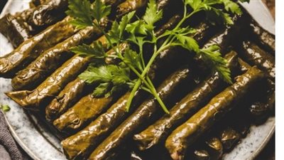 ورق العنب بزيت الزيتون على الطريقة التركية