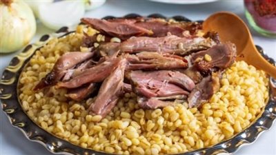 طريقة تحضير الفريكة بلحم الغنم